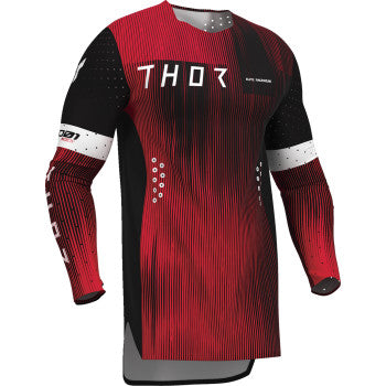 Thor Sportmode Vanish Jersey - Black/Red