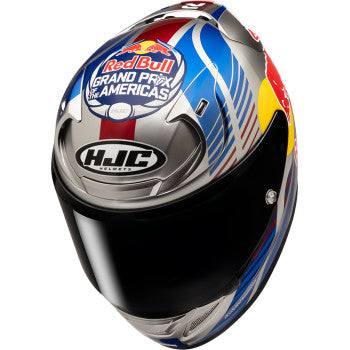 HJC RPHA 12N Red Bull Austin GP II Motorcycle Helmet - 0101-20053