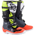 Alpinestars Youth Tech 7S Boots - Black/Gray/Red/White/Yellow - 2015017-9058