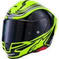 Alpinestars Supertech R7 Zeal 22.06 Motorcycle Helmet - Gloss Yellow Fluo/Black/White - 0101-19024