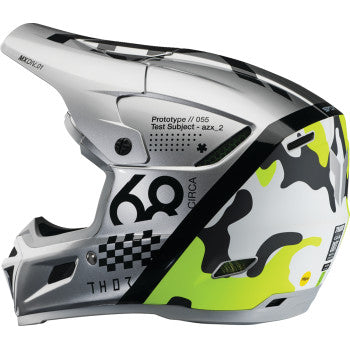 Thor Reflex Sport Riot MIPS Motorcycle Helmet - Gray/Acid - 0110-8770