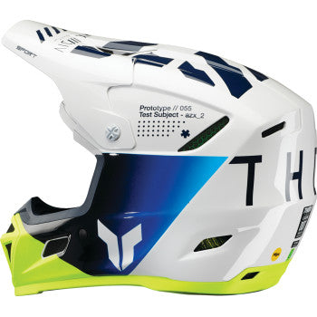 Thor Reflex Sport Strike MIPS Motorcycle Helmet - Navy/Acid - 0110-8789