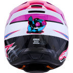 Alpinestars SM7 Cast Motorcycle Helmet - Gloss Blue/Pink/Yellow Fluo - 0110-9312
