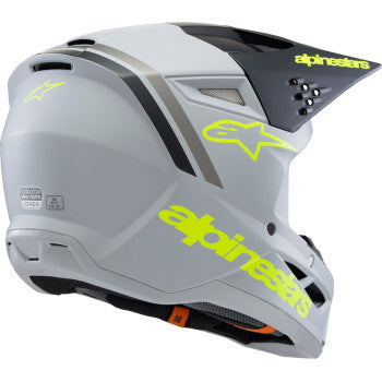 Alpinestars Youth SM3 Helmet - Radium - Matte Gray/Black/Yellow Fluo - 8301825-9510
