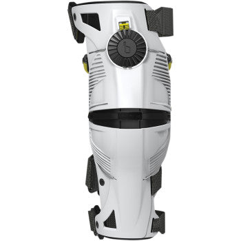 Mobius X8 Knee Braces - White/Yellow - 1010102