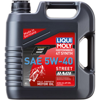 Liqui Moly Street Race Synthetic 4T Oil - 5W-40 - 4L - 20076