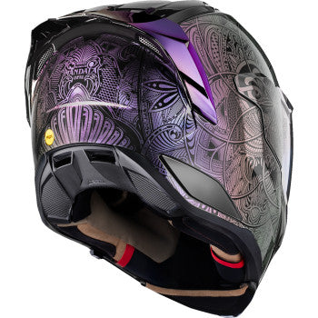 ICON Ultraflite Opal Mandala MIPS Motorcycle Helmet - Purple