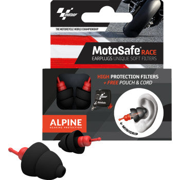 Alpine Hearing Protection MotoGP MotoSafe Earplugs - Race - 111.23.118