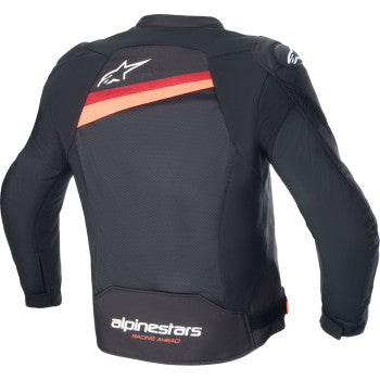 Alpinestars T-GP Plus R v4 Airflow Jacket - Black/Red Fluo - 3300624-1030