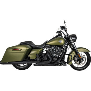 Vance & Hines Blackbird 450 Slip-On Mufflers for Select Harley-Davidson Street Glide / Road Glide / Touring Models - Black - 46792