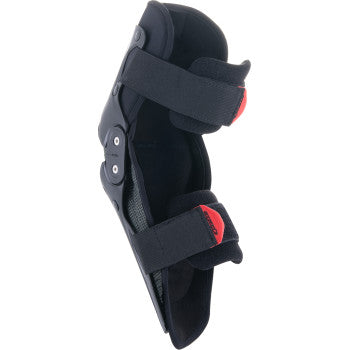 Alpinestars Youth SX-1 Knee Protectors - Black/Red - 6546319-13