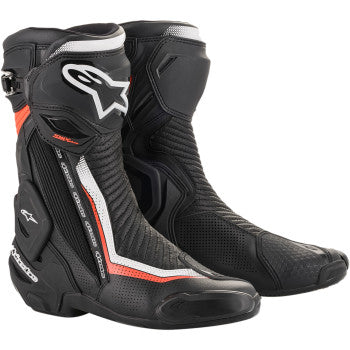 Alpinestars SMX Plus Vented Boots - Black/White/Red - 2221119-1231-39