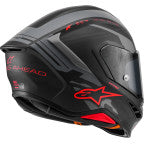 Alpinestars Supertech R7 A-Core 22.06 Motorcycle Helmet - Matte Black/Gray/Red - 0101-19036