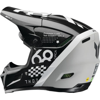 Thor Reflex Sport Riot MIPS Motorcycle Helmet - Black/White - 0110-8776