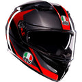 AGV K3 Striga Motorcycle Helmet - Black/Gray/Red