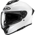 HJC C71 Solid Motorcycle Helmet - White - 0101-19664
