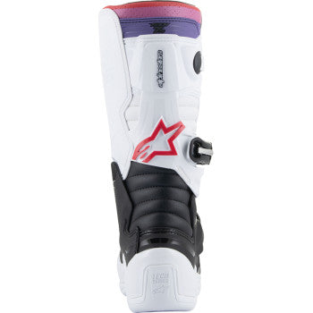 Alpinestars Youth Tech 7S Boots - White/Black/Rainbow - 2015017-289