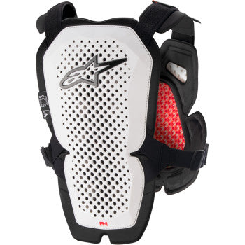 Alpinestars A-1 Pro Chest Guard - White/Black/Red - XL/2XL - 2701-1150