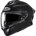 HJC C71 Solid Motorcycle Helmet - Black - 0101-19650