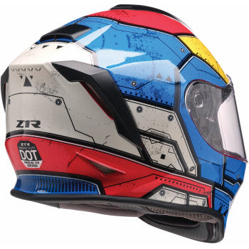 Z1R Youth Warrant 2.0 Helmet - Sentinel - Blue/Yellow