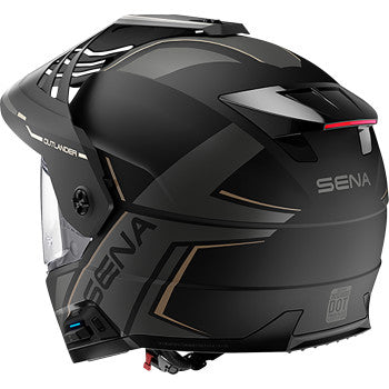 Sena Outlander Motorcycle Helmet - Matte Black - 0110-9877