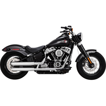 Vance & Hines 3" Twin Slash Slip-On Mufflers for Select Harley-Davidson Softail Models - Chrome - 16376