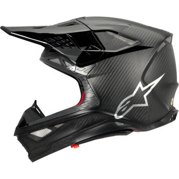 Alpinestars Supertech M10 Fame MIPS Motorcycle Helmet - Black Carbon - 0110-8597