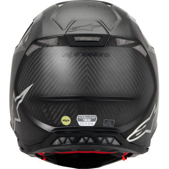 Alpinestars Supertech M10 Fame MIPS Motorcycle Helmet - Black Carbon - 0110-8597