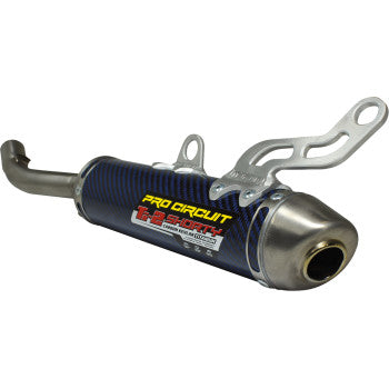 Pro Circuit Ti-2 Silencer - R304 - Titanium Blue/Carbon Fiber - YZ 250 - 1132425K