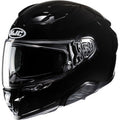 HJC F71 Solid Motorcycle Helmet - Black - 0101-19728