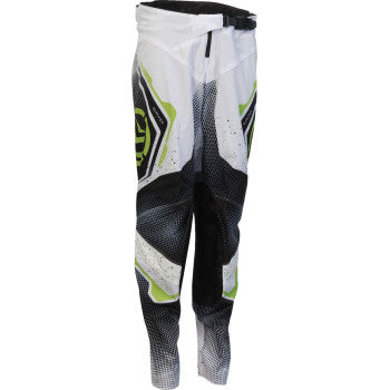 Moose Offroad Youth Qualifier® Pants - White/Black/Green