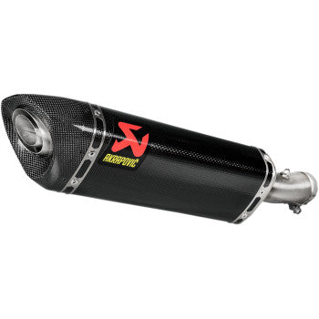 Akrapovic Carbon Fiber Muffler for Select Kawasaki Ninja 400 / Ninja 500 / Z400 / Z500 Models - S-K4SO6-APC