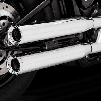 Vance & Hines Eliminator 300 Slip-On Mufflers for Select Harley-Davidson Softail Models - Chrome - 16312