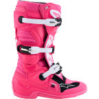 Alpinestars Youth Tech 7S Boots - Fluorescent Pink/Black/White - 2015017-3187-7