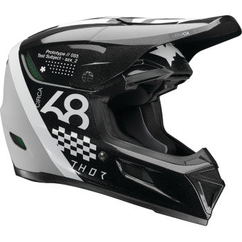 Thor Reflex Sport Riot MIPS Motorcycle Helmet - Black/White - 0110-8776