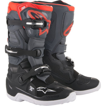 Alpinestars Youth Tech 7S Boots - Black/Gray - 20150171133