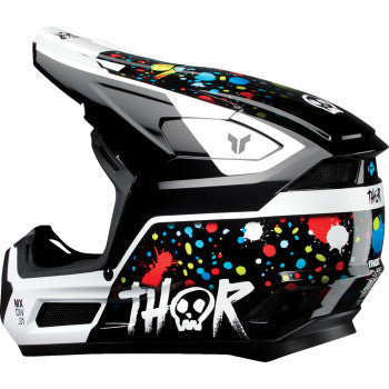 Thor Youth Fleet Helmet - Splat - Black