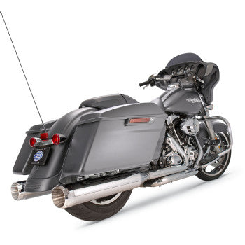 S&S Cycle 4-1/2" MK45 Performance Mufflers for Select Harley-Davidson Street Glide / Road Glide / Touring Models - Chrome Thruster - 550-0665