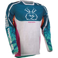 Moose Offroad Sahara Jersey - Teal/Orange/Pink