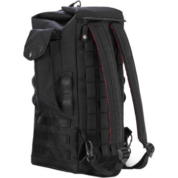 Burly Brand Sissy Bar Backpack - Black - B15-1013B