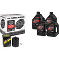 Maxima Racing Oil Quick Change Twin Cam Synthetic 20W-50 Oil Change Kit - Black Filter - 90-119014PB