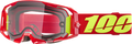 100% Armatic Enduro Moto Goggle - Red Clear Lens - 50070-10005