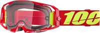 100% Armatic Enduro Moto Goggle - Red Clear Lens - 50070-10005
