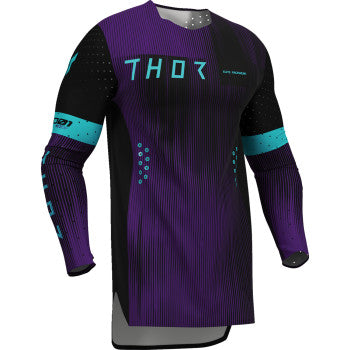 Thor Sportmode Vanish Jersey - Black/Purple