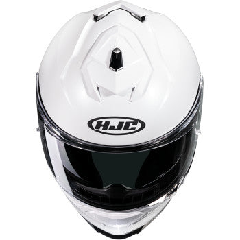 HJC i71 Solid Motorcycle Helmet - White - 0101-19862