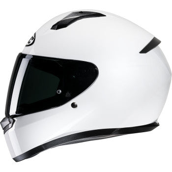 HJC C10 Solid Motorcycle Helmet - White - 0101-19570