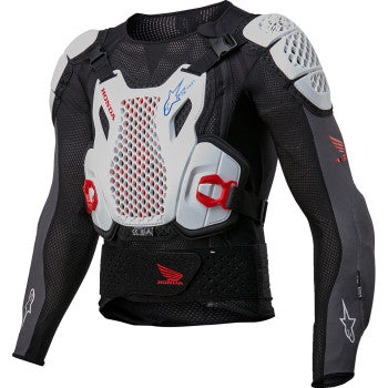 Alpinestars Honda Bionic Plus v2 Protection Jacket - Black/White/Blue/Bright Red - 6506023-1272