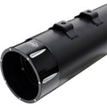 S&S Cycle 4-1/2" MK45 Performance Mufflers for Select Harley-Davidson Street Glide / Road Glide / Touring Models - Black Tracer - 550-0670
