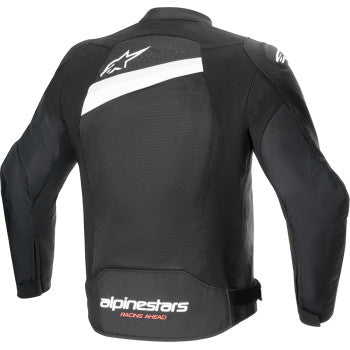 Alpinestars T-GP Plus R v4 Airflow Jacket - Black/White - 3300624-12