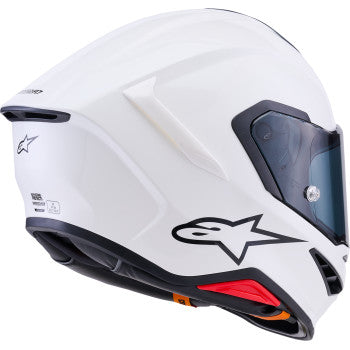 Alpinestars Supertech R7 22.06 Solid Motorcycle Helmet - Gloss White - 0101-19015